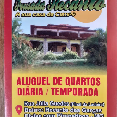 Vendo casa de campo e pousada