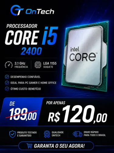 PROCESSADOR INTEL CORE I5 2400