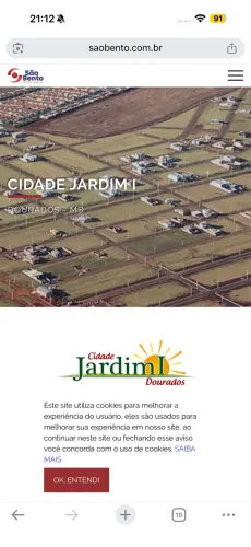 Vendo terreno bairro cidade jardim 1