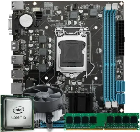 Kit PC Intel i5-3330 + Placa-mãe MSI H61M-E22/W8 + 6 GB RAM + Gabinete