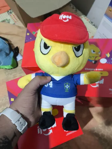 Canarinho iFood 1994 Original - Pelúcia Lacrada na Caixa