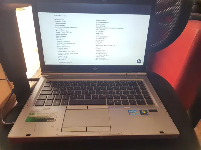 Lote com 6 Notebooks HP Elitebook Intel Core i5-2540M Hd500Gb 4Gb Ram no Estado. Leiam!