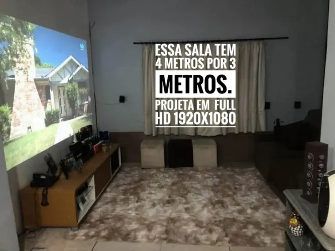 PROJETOR OPTOMA HD25 FULL HD 19020 x 1080P 3D 3200 LUMENS LÂMPADA NOVA + CONTROLE