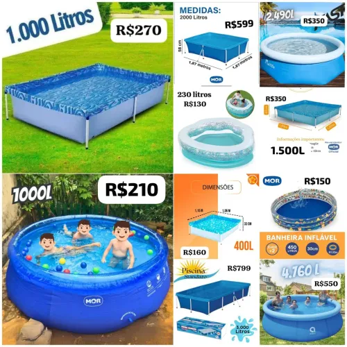 Piscinas a pronta entrega novo lacrado 