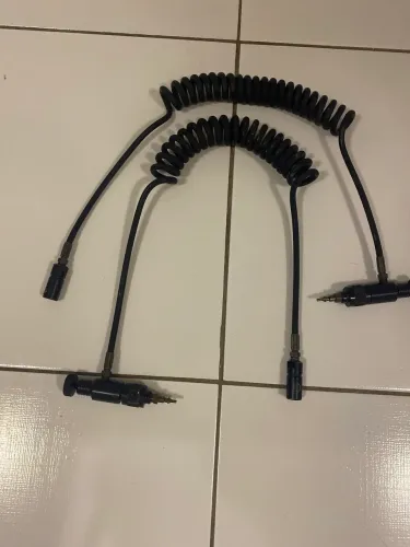     Remote Line para cilindro HPA/    Extensor espiral para cilindro de paintball.