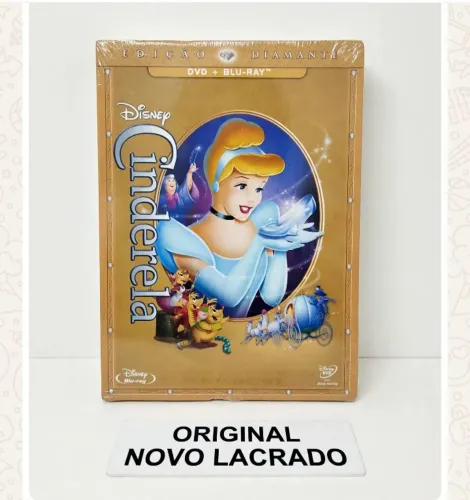 DVD mais blu-ray Cinderela original lacrado