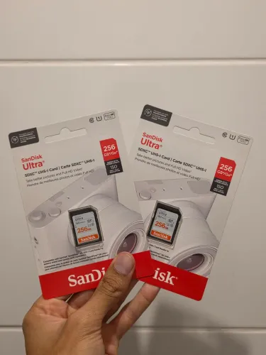 Cartão SD Sandisk Ultra 256Gb Lacrado