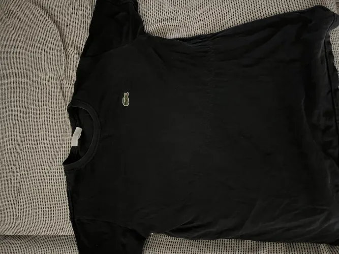 Blusa Lacoste Preta Original