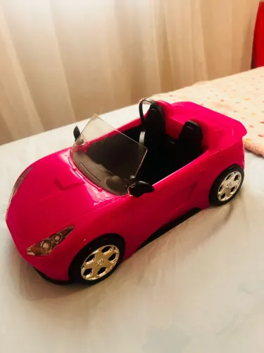 Carro conversível + Bicicleta da Barbie