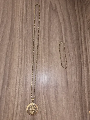 Vendo conjunto ouro 18K