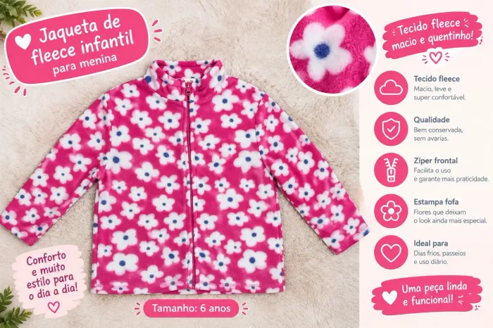 Casaco Frio Fleece Infantil