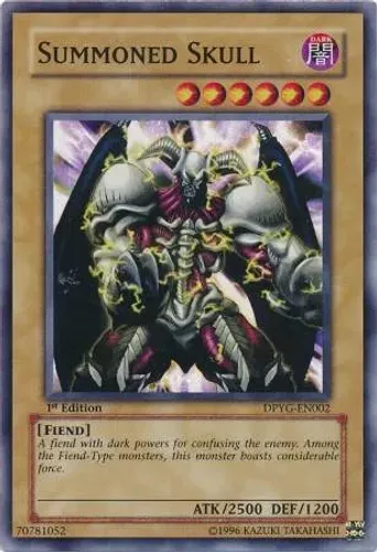 Yugioh!!! Summoned Skull DPYG-EN002 Super Rare