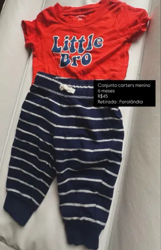 Conjunto carters menino 6 meses 