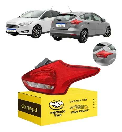 Lanterna Traseira Ford Focus Hatch 2016 17 18 2019 S/led Ld Direito/passageiro