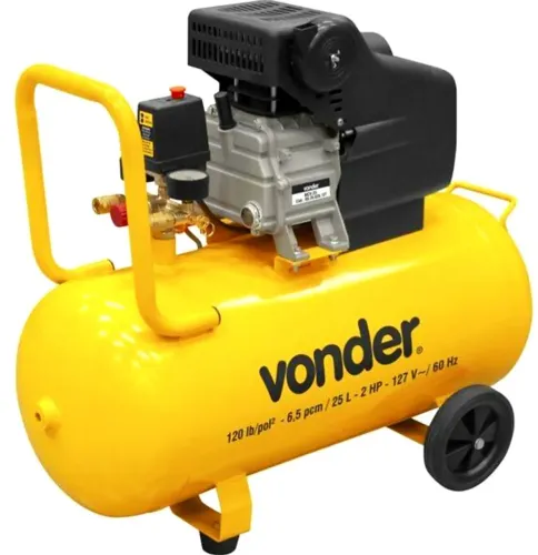 Motocompressor MCV 25 Motor 2 HP 25 Lt 8 PCM 120 Lb 220V - VONDER