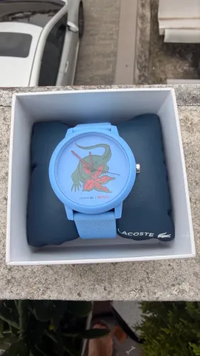 Relogio lacoste azul - Edição limitada netflix