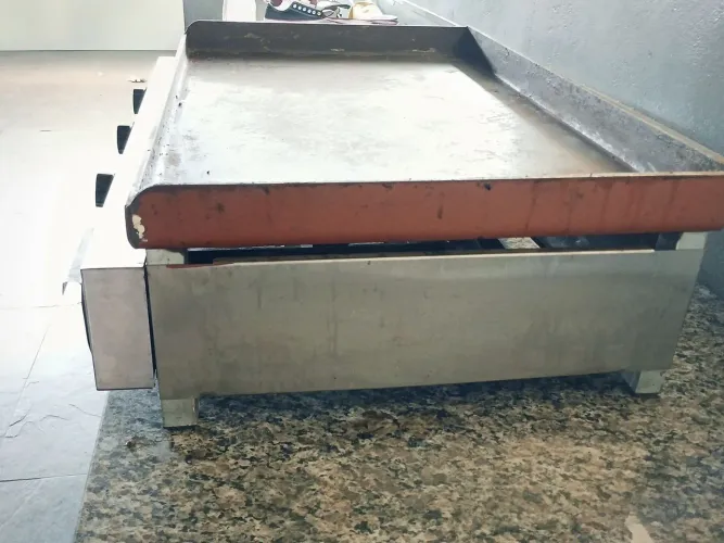 Chapa de lanche industrial