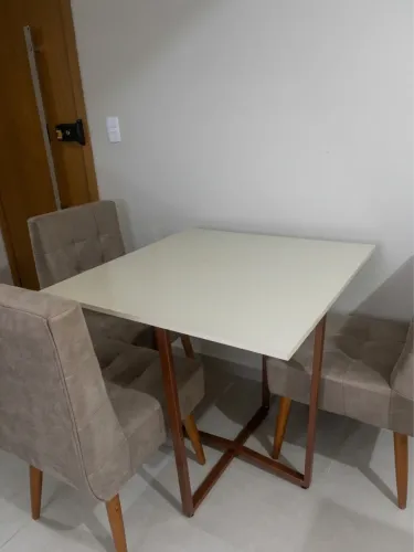 Mesa de Jantar 80x80 ( SOMENTE MESA )