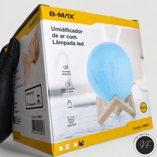 Umidificador Luminária Lua | Entrega Grátis em VCA