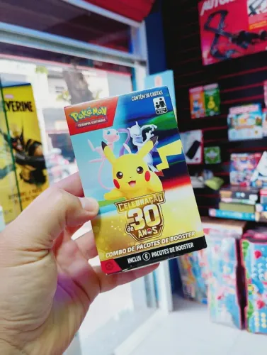 Cartas Pokémon Combo de Booster Celebração 30 Anos Copag Original Lacrado