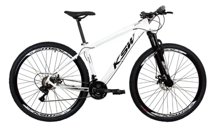 BICICLETA ARO 29 KSW XLT SHIMANO FREIO A DISCO QUADRO 15' + BRINDES