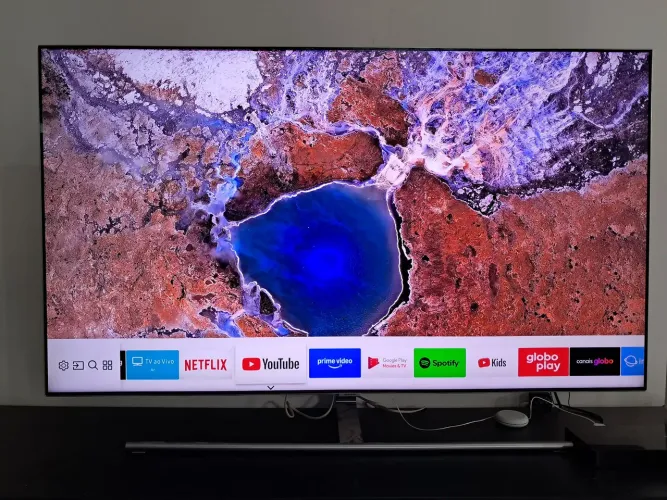 SAMSUNG SMART TV 58" 4K,SISTEMA TIZEN,EM ÓTIMO ESTADO.