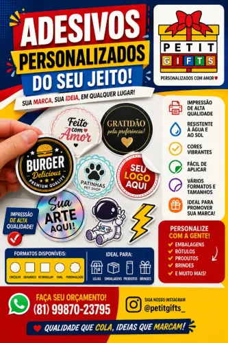 Adesivos personalizados