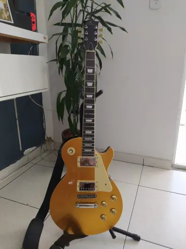 Guitarra Michael Les Paul GM 750n GD Gold