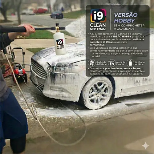 Snow Foam i9 Clean Neo Foam - Canhão de Espuma 1L