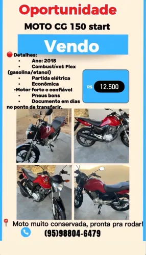 Vendo CG start 150