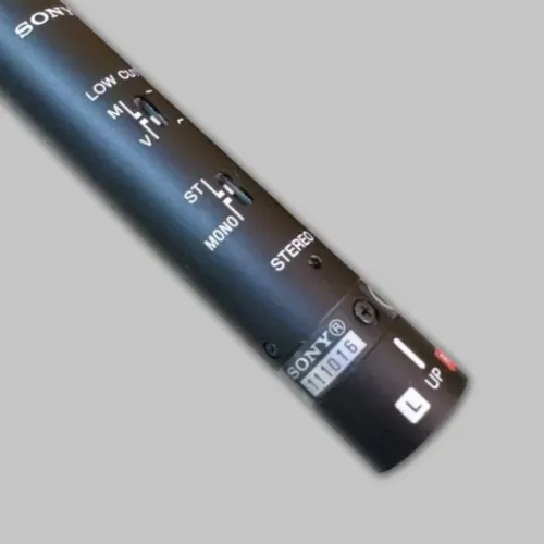 Microfone Shotgun Sony ECM-680S | Estéreo e Mono | Impecável