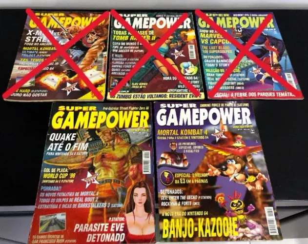 Revista Super GamePower - Diversos Volumes