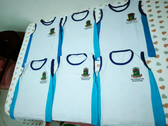 Uniforme educação infantil prefeitura de Linhares 