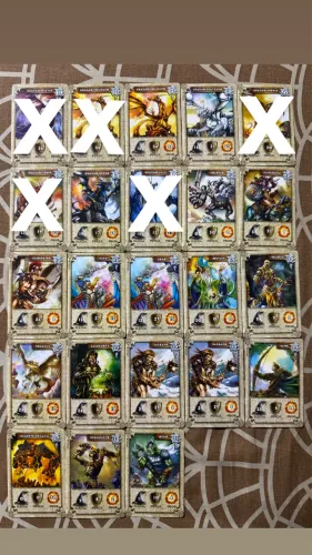 Dracomania cartas originais