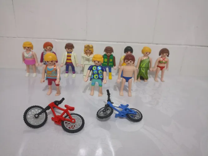 Lote De Bonequinhos Playmobil Geobra