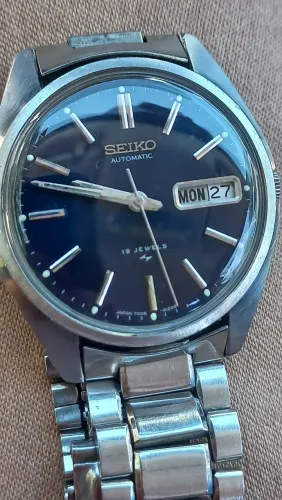 Seiko automático azul