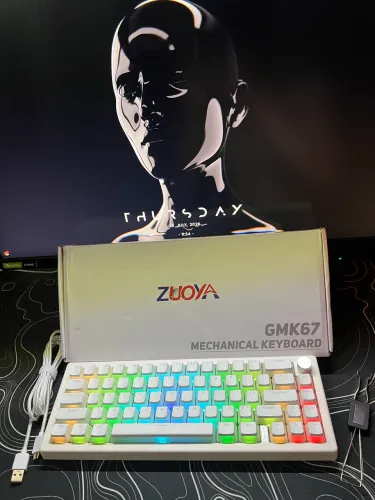 Teclado Gamer Tri-Mode Mecânico GMK67 - Custom + Brinde