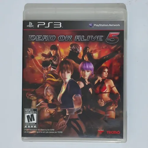 Dead or Alive 5 PS3 Original - Mídia Física Completa