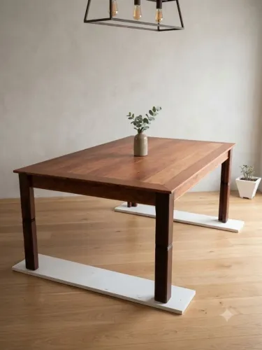 ?Mesa de Jantar em Madeira de Demolição (Ipê)