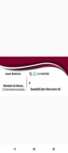 Montador de móveis convencionais.