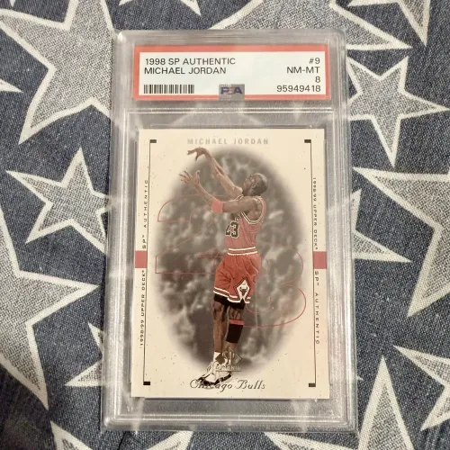 Carta Graduada PSA 8 - Michael Jordan, EN