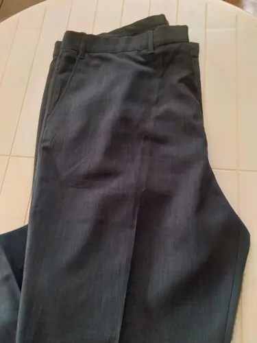 Calça masculina social cinza chumbo tam 54