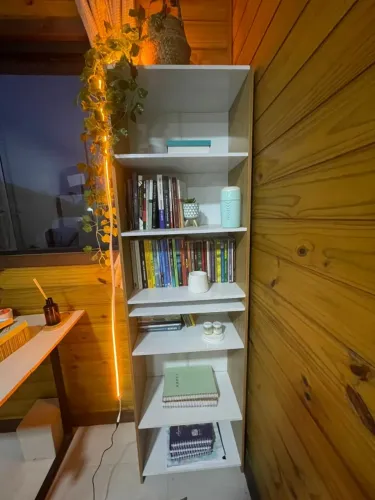 Estante Organizador Livreiro Prateleira 2 Módulos - sala, quarto, escritório