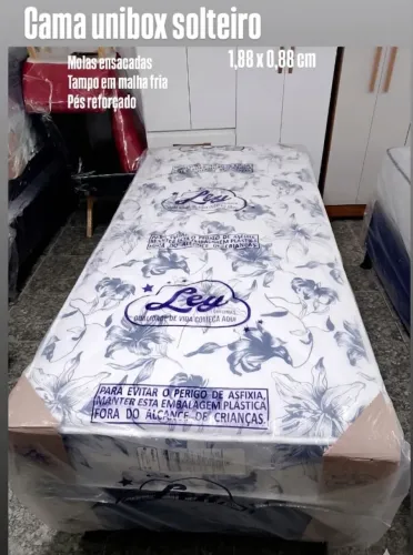 Super Promoção de Cama box Solteiro de Molas Ensacadas!!