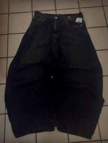 Barrel sem recortes lavagem preta