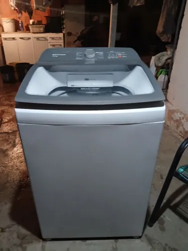 Lavadora Brastemp 12kg seme nova 4meses de garantia silenciosa sesto de inox 