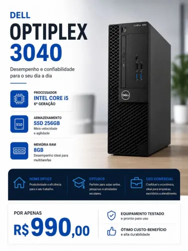 Dell Optiplex 3040 - core i5 SSD 8GB