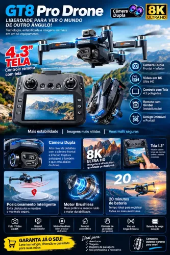 DRONE GT8 PRO 4K