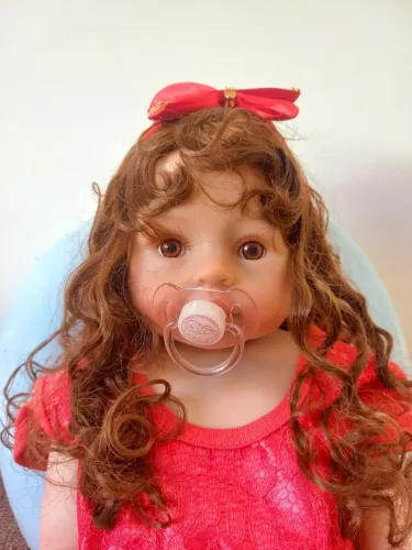 Bebê Reborne Grande, Silicone/ Entrega BH