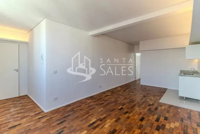 Apartamento para locação na República, São Paulo-SP: 1 quarto, 1 sala, 1 banheiro, 45m² de